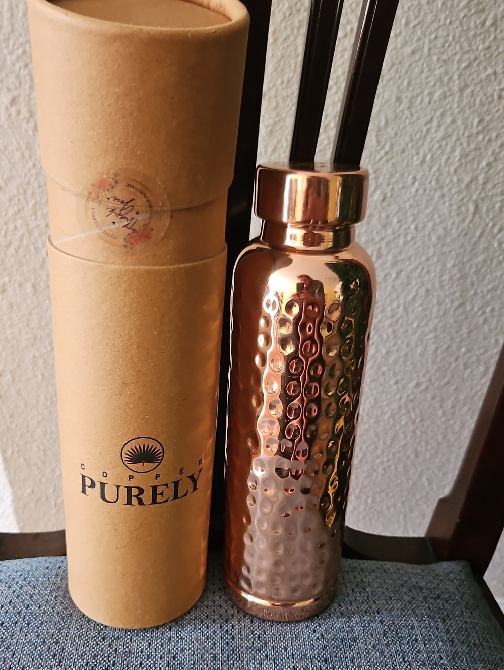 Purely Copper Water Bottle